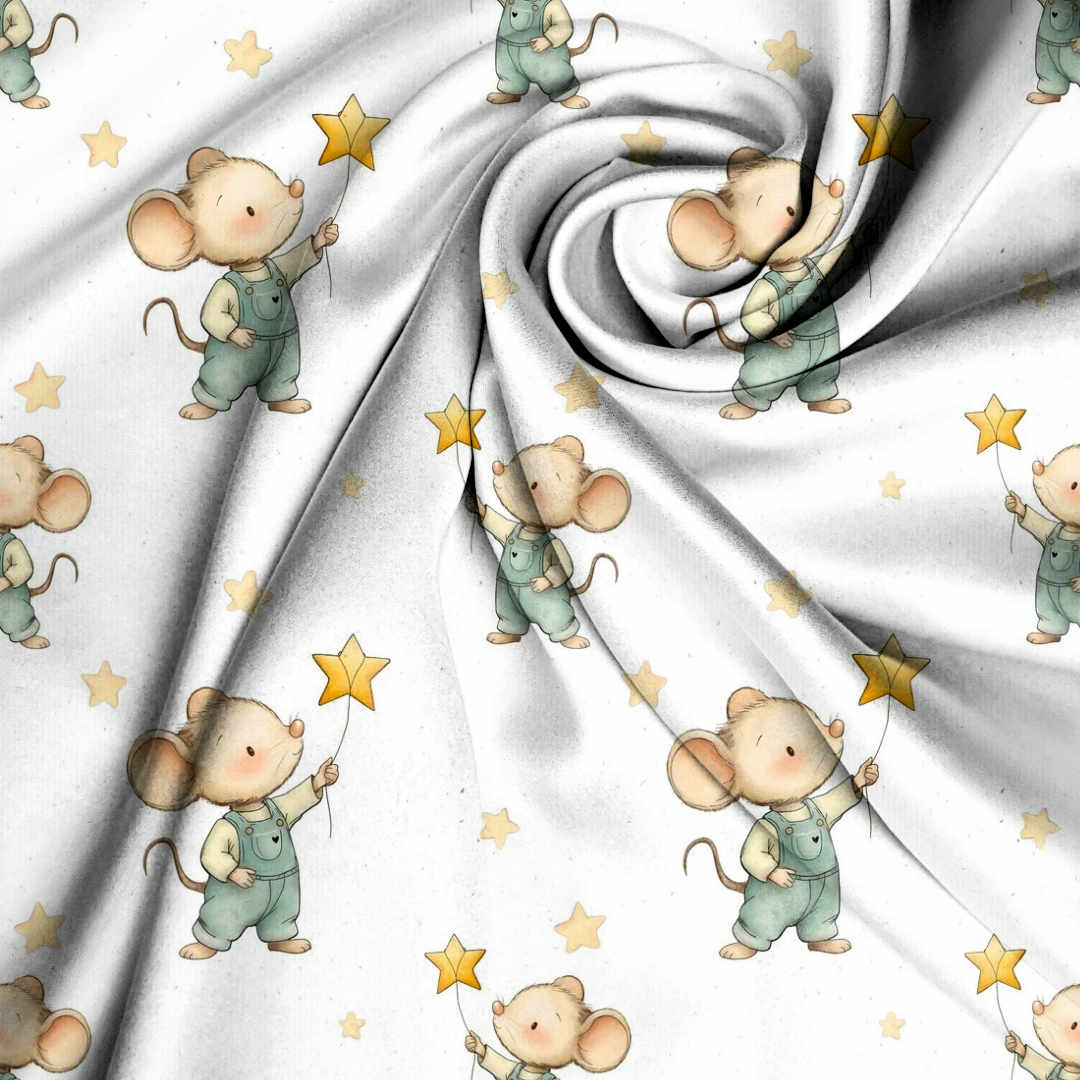 French Terry - Mouse with Star