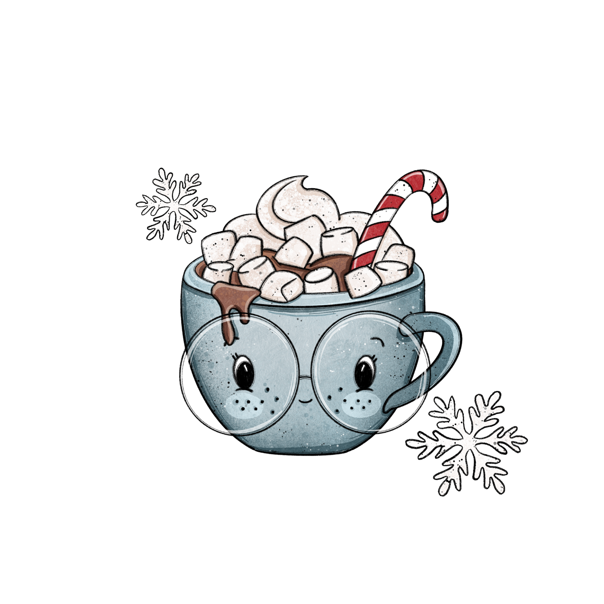 Winterkakao Blau A6