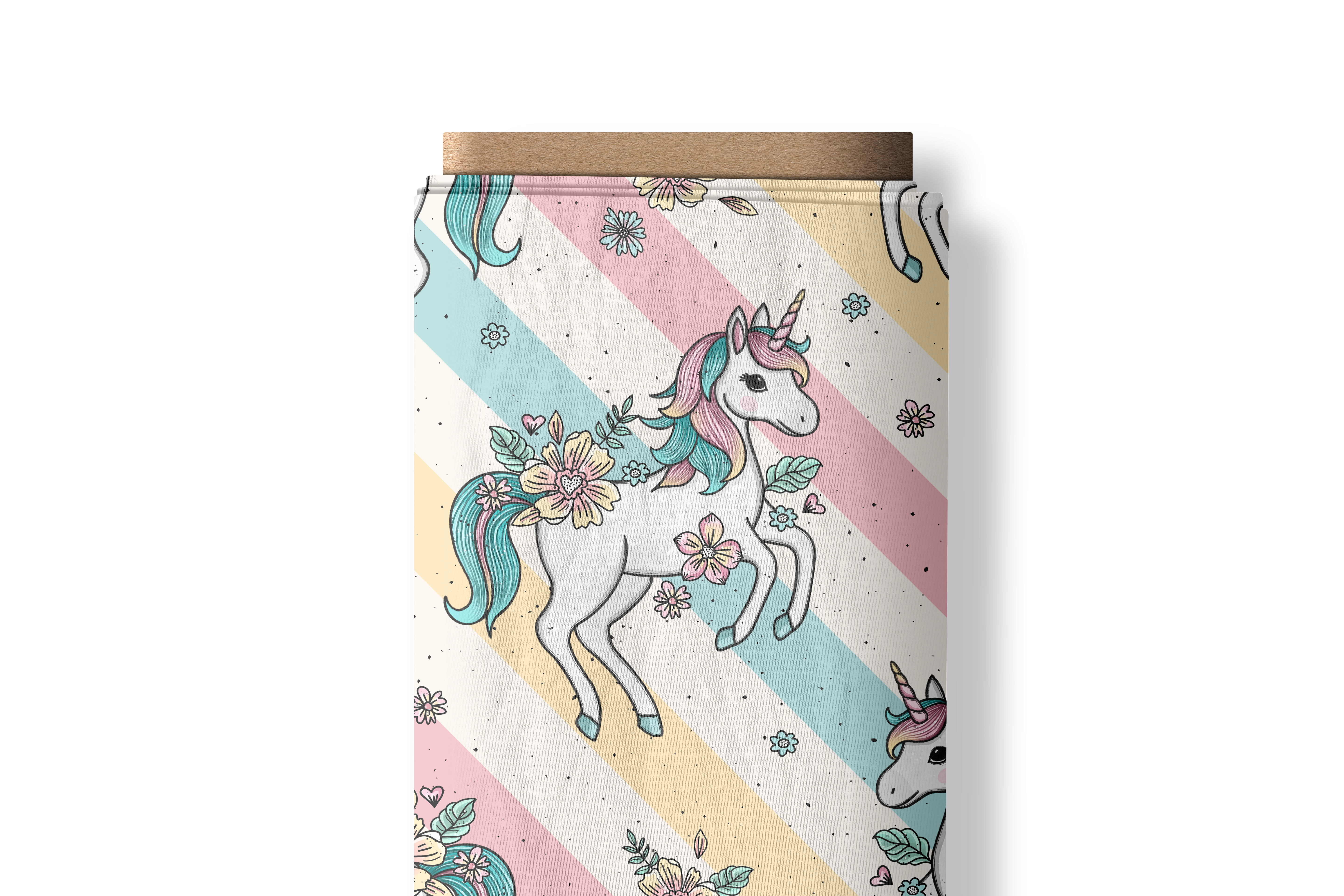French Terry - Unicorn Flower