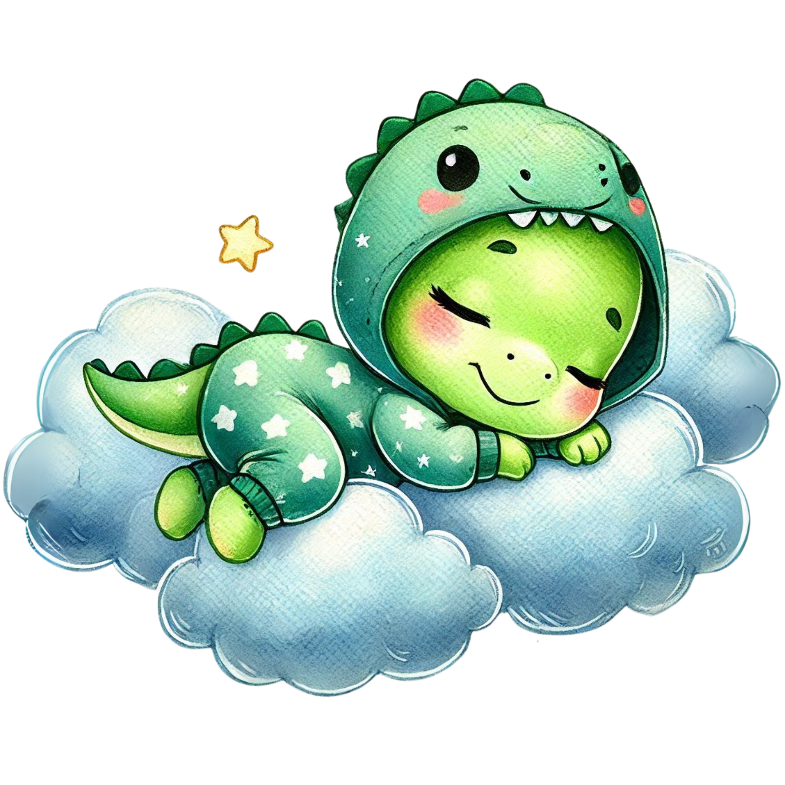 Sleeping Dino A6