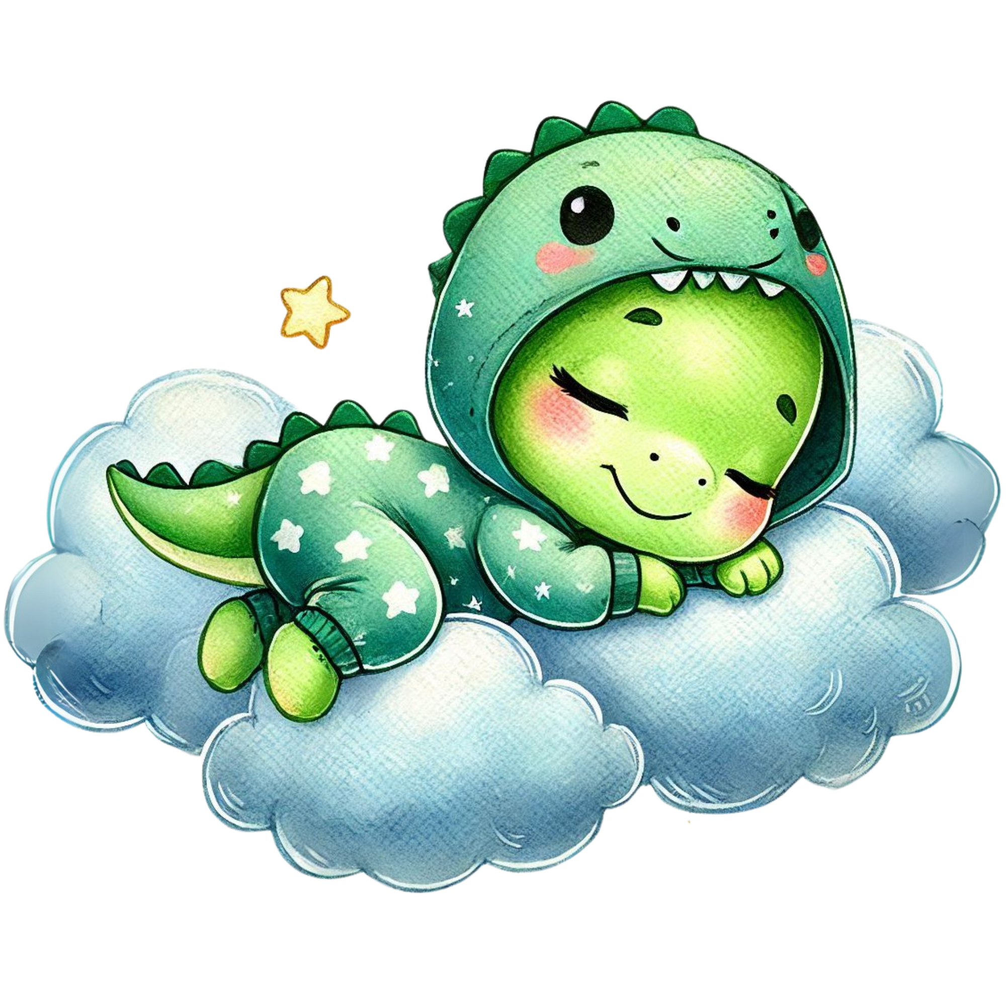 Sleeping Dino A6