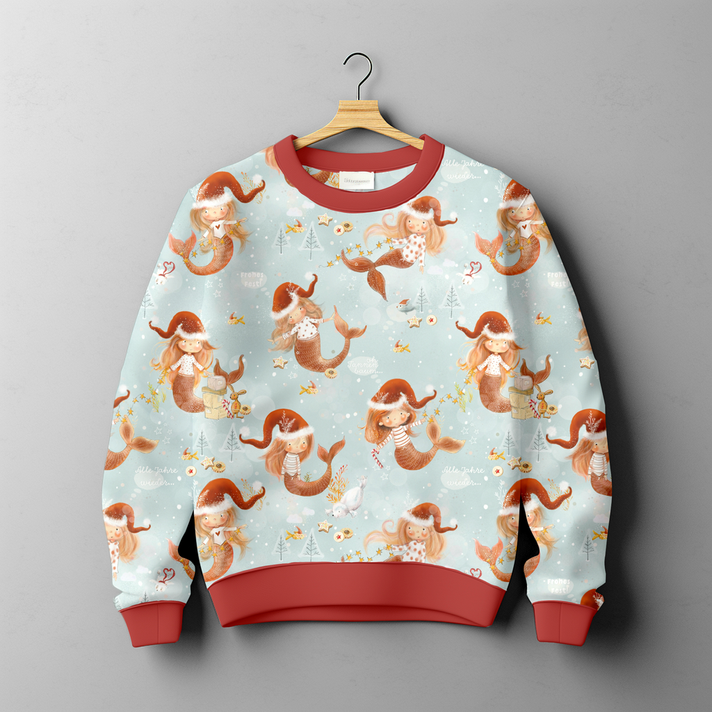 French Terry - Weihnachtsnixe