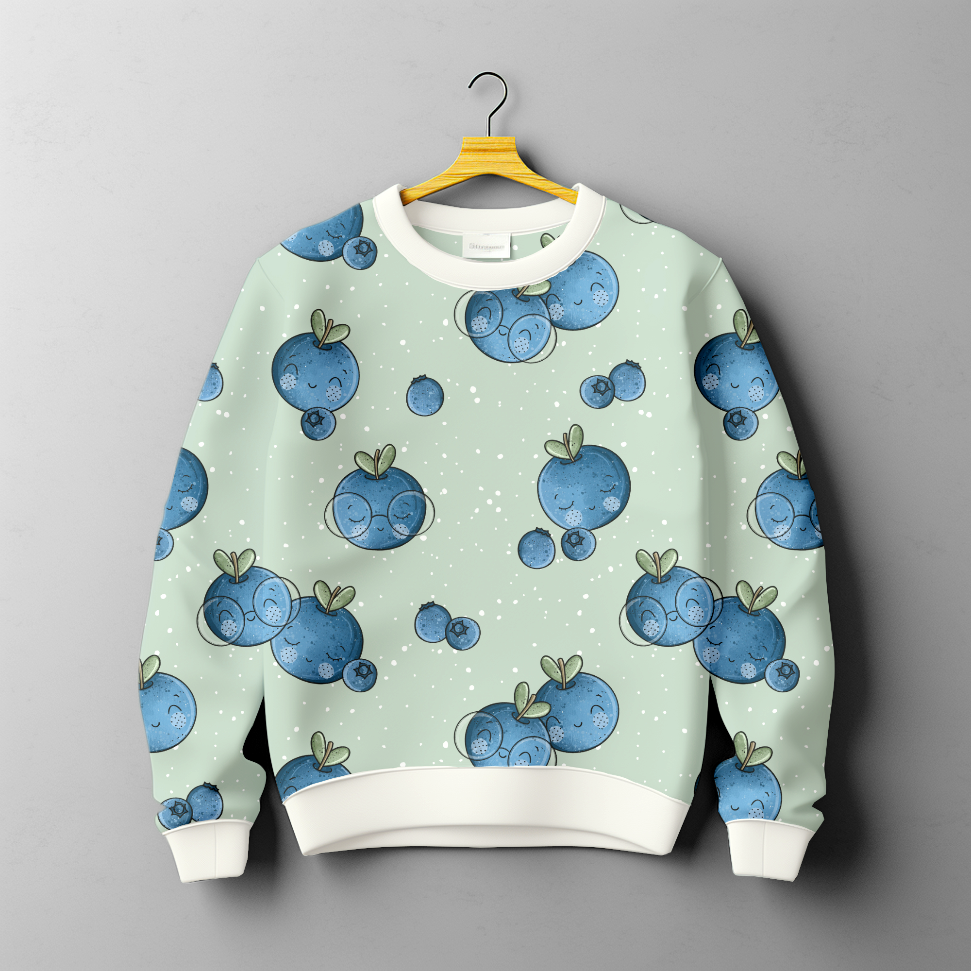 Jersey - Blaubeere Reststück: 35cm x 165cm