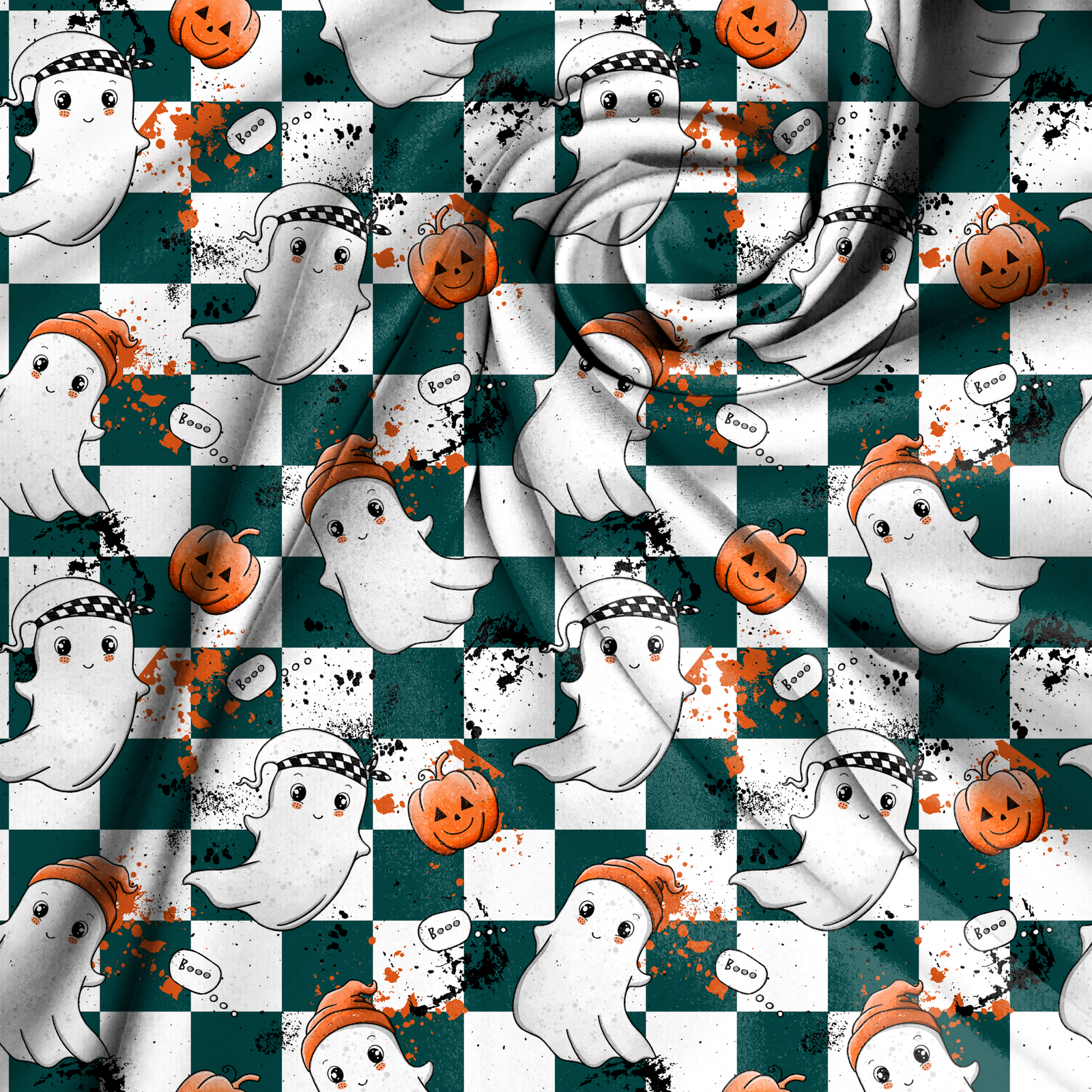 French Terry - Spooky Fun Reststück: 95cm