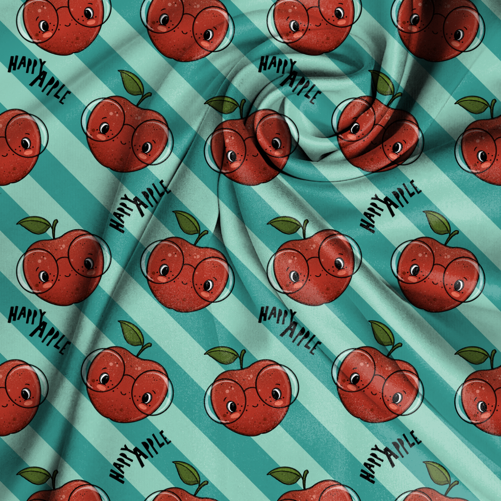 French Terry - Happy Apple