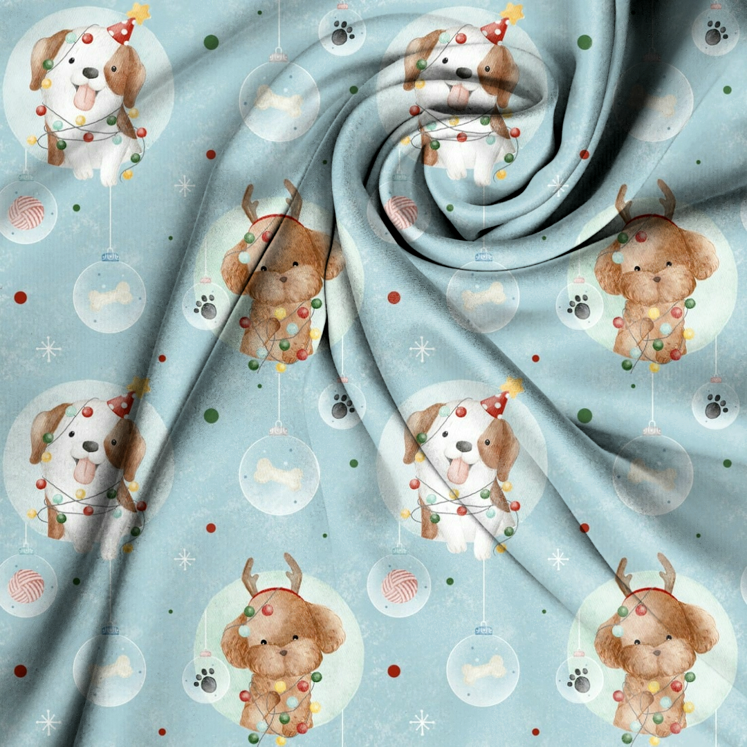 Frech Terry - Christmas Dog's