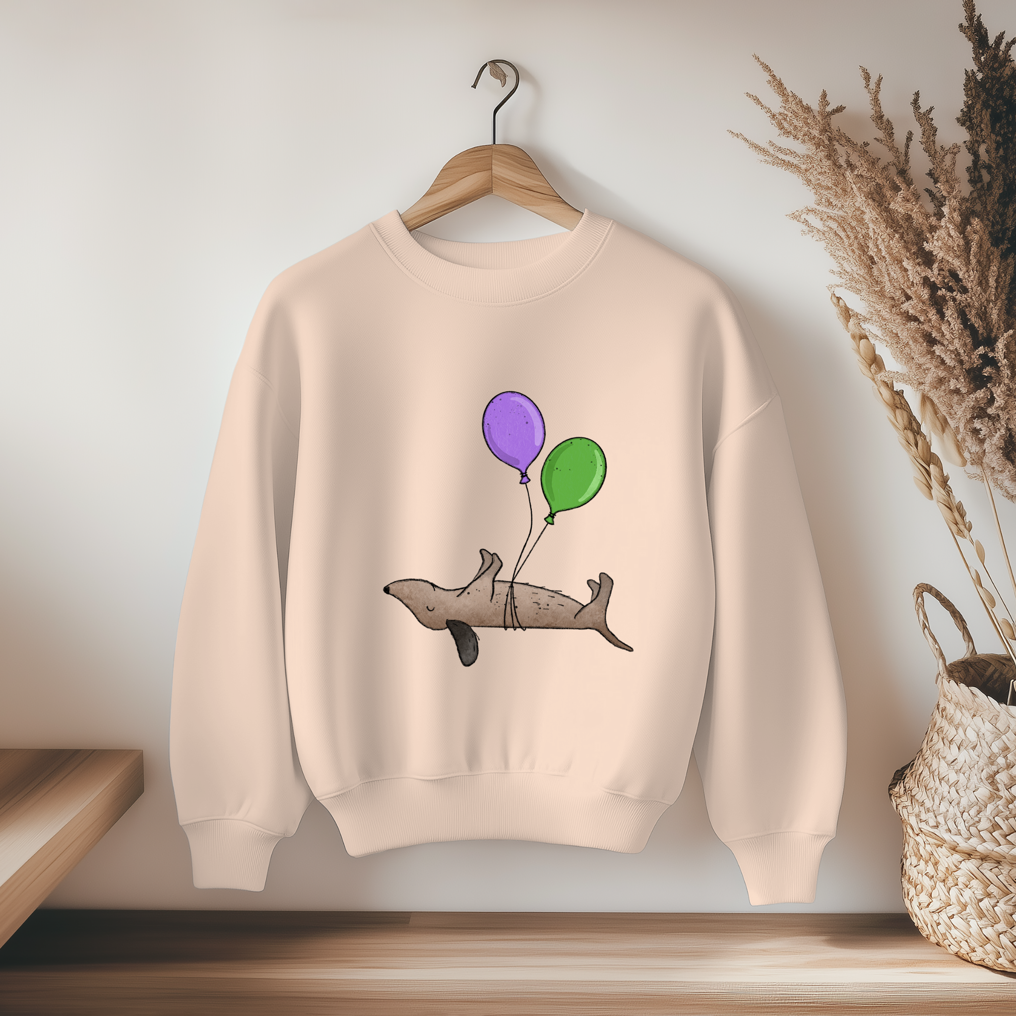 Partydackel lila/grün A6