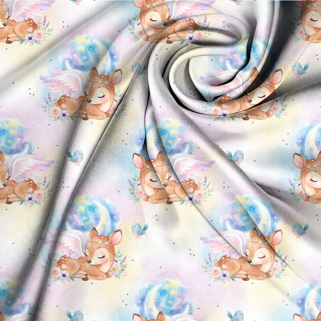 French Terry - Gute Nacht Reh