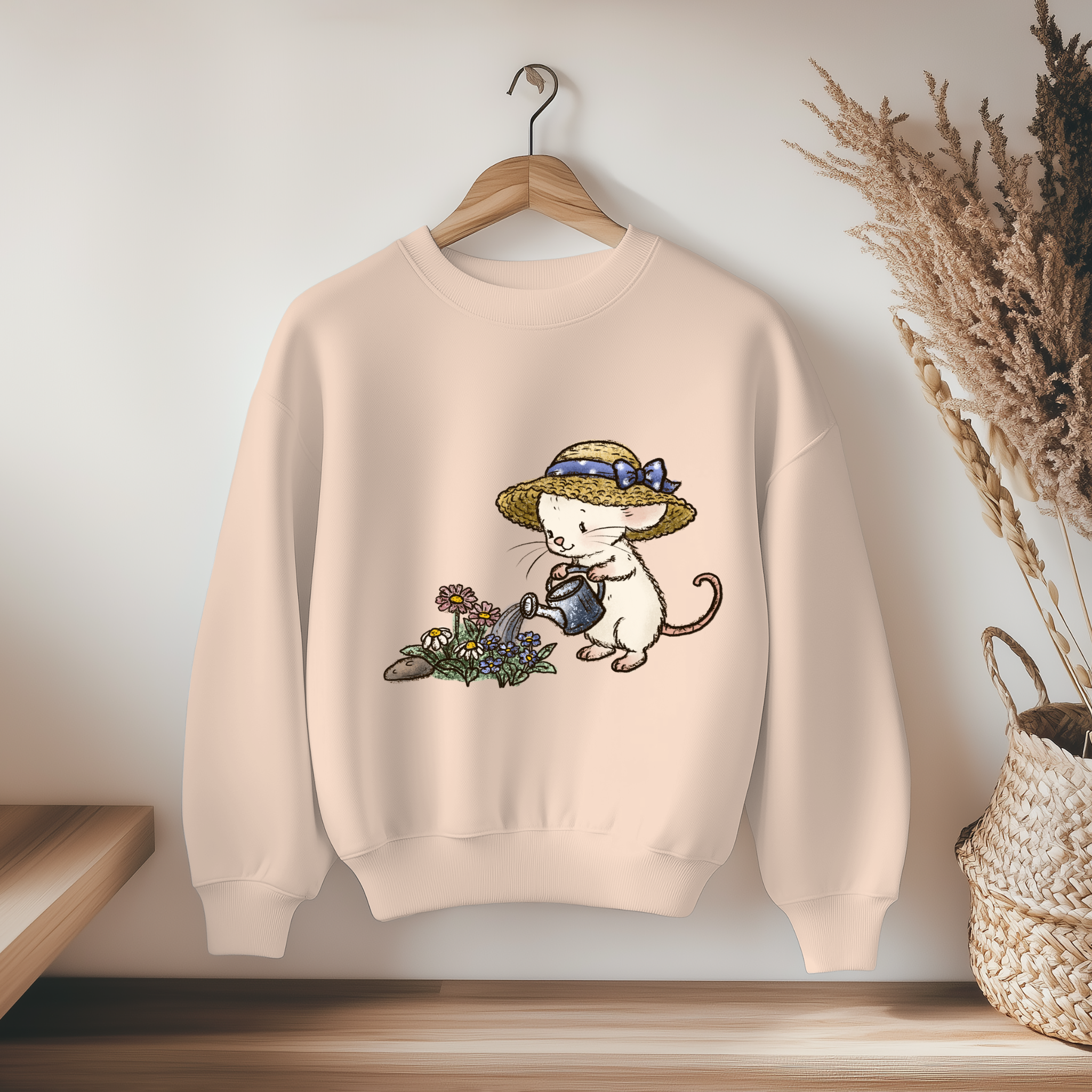 Vorbestellung Bügelbild - Gartenmaus