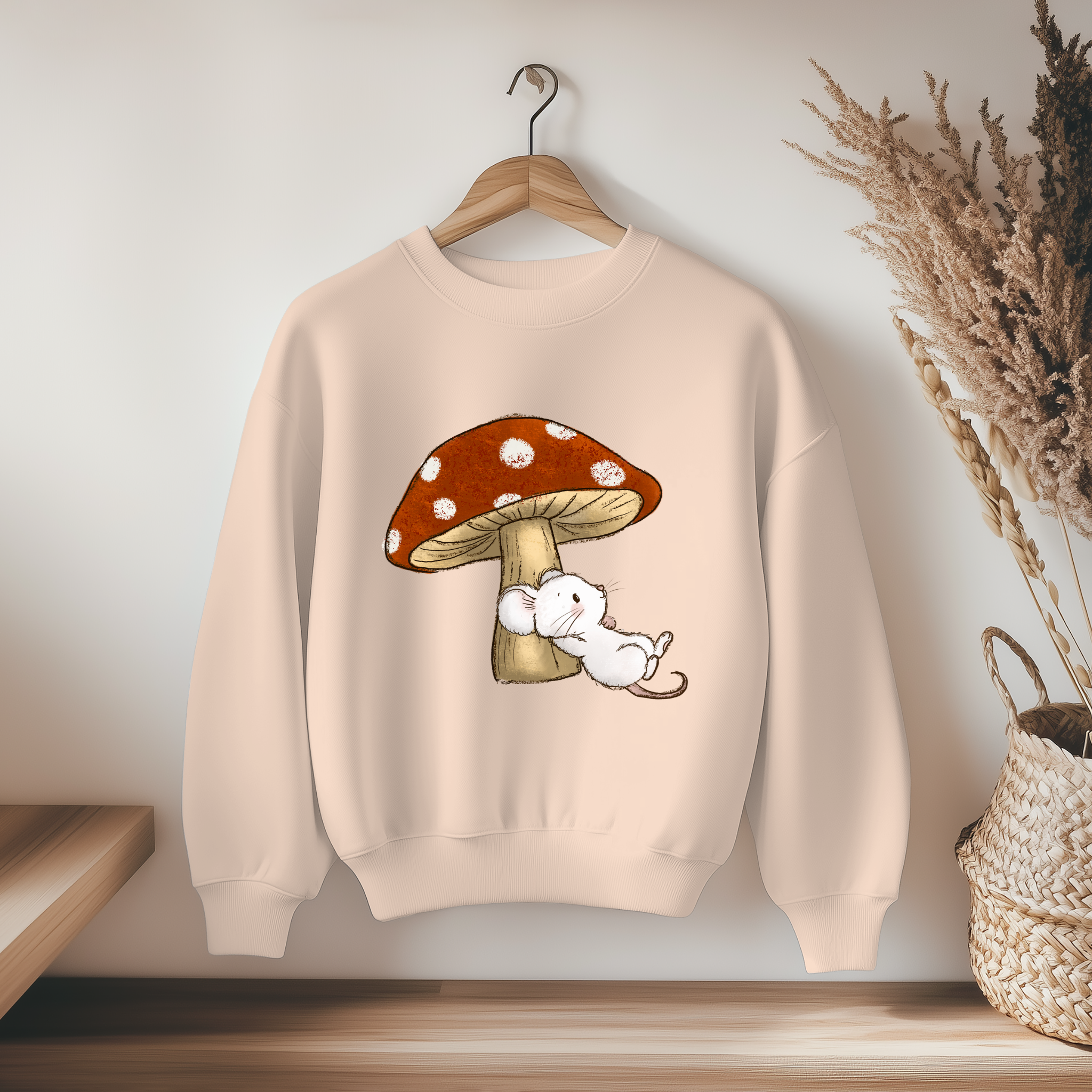 Vorbestellung Bügelbild - Pilzmaus