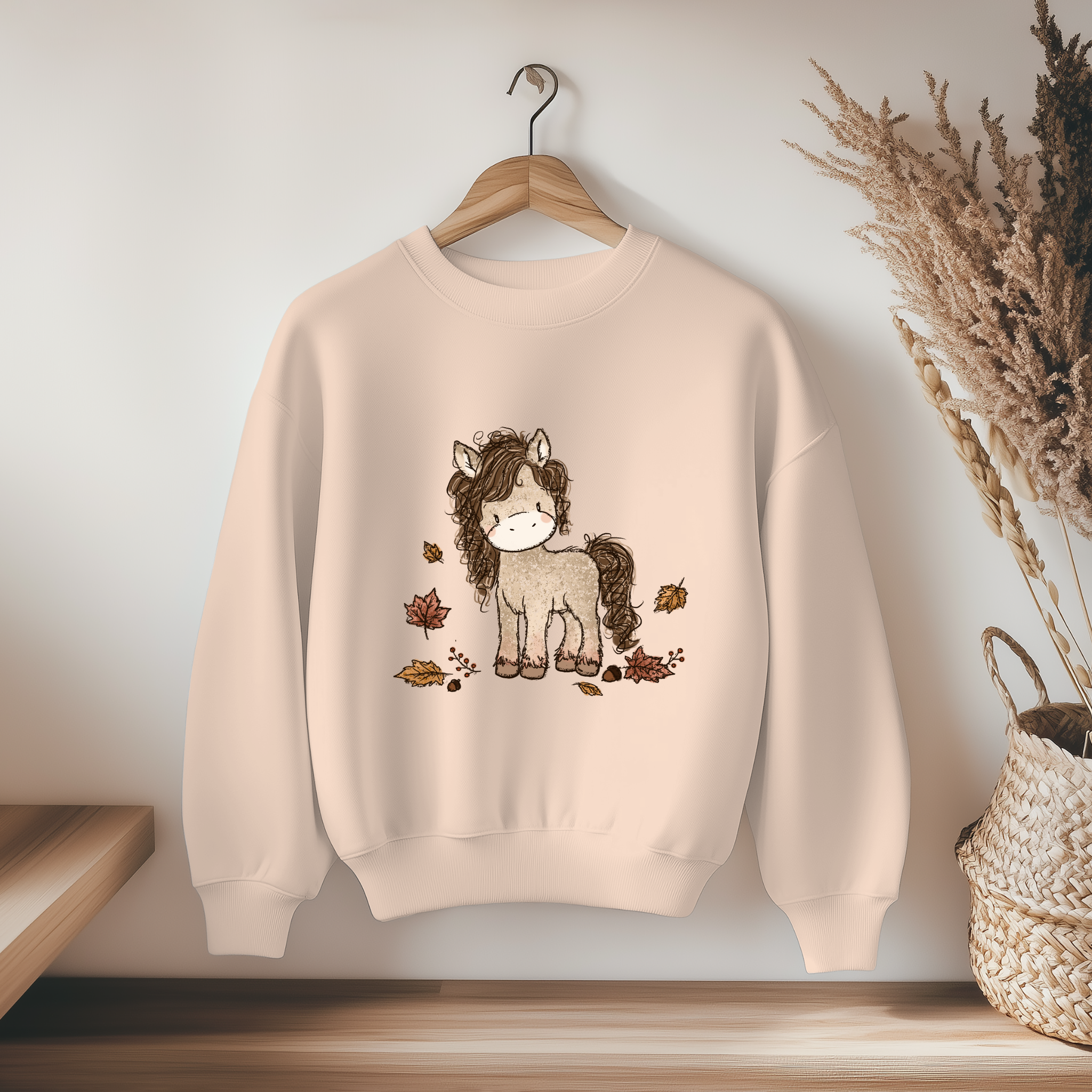 Vorbestellung Bügelbild - Herbstpony