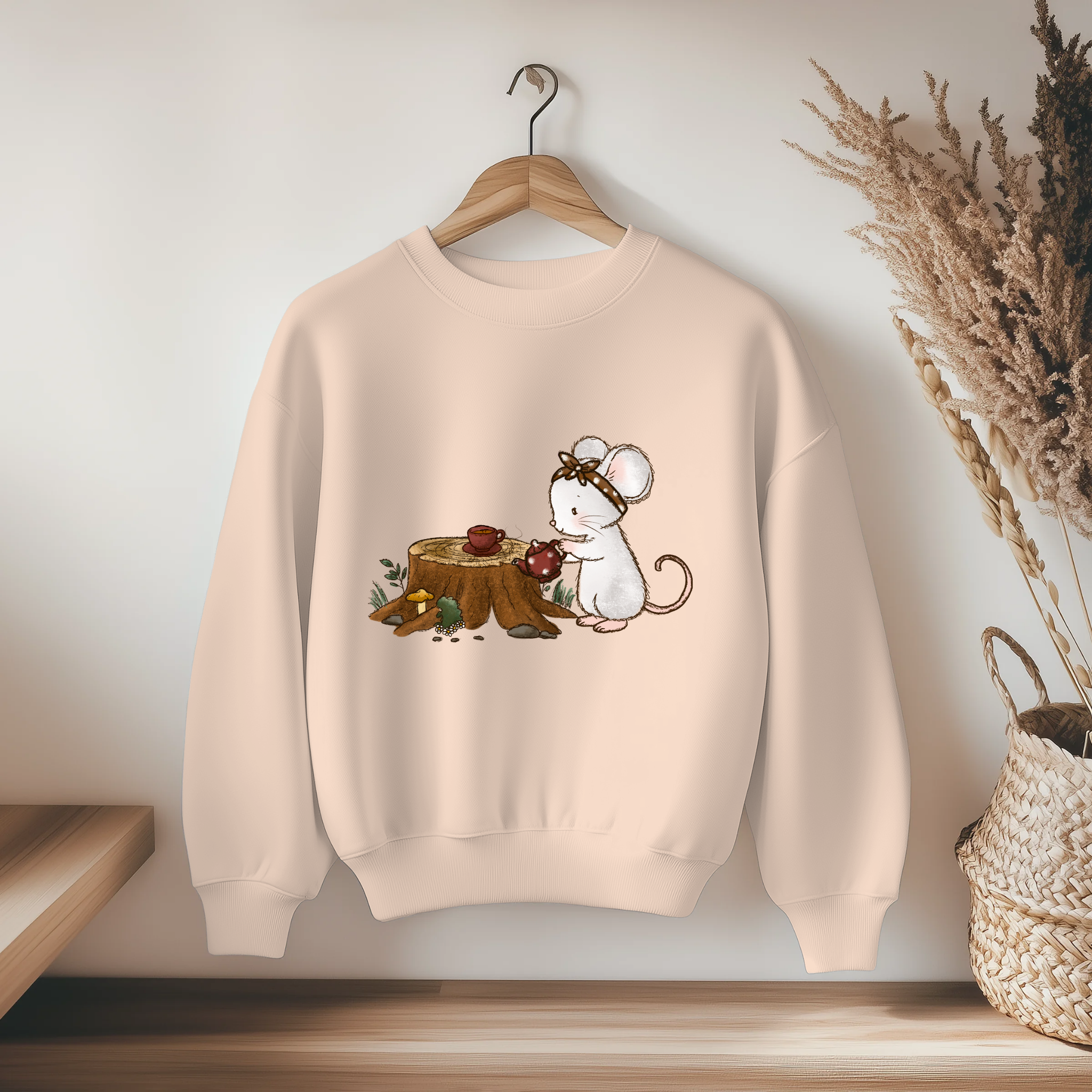 Vorbestellung Bügelbild - Teemaus