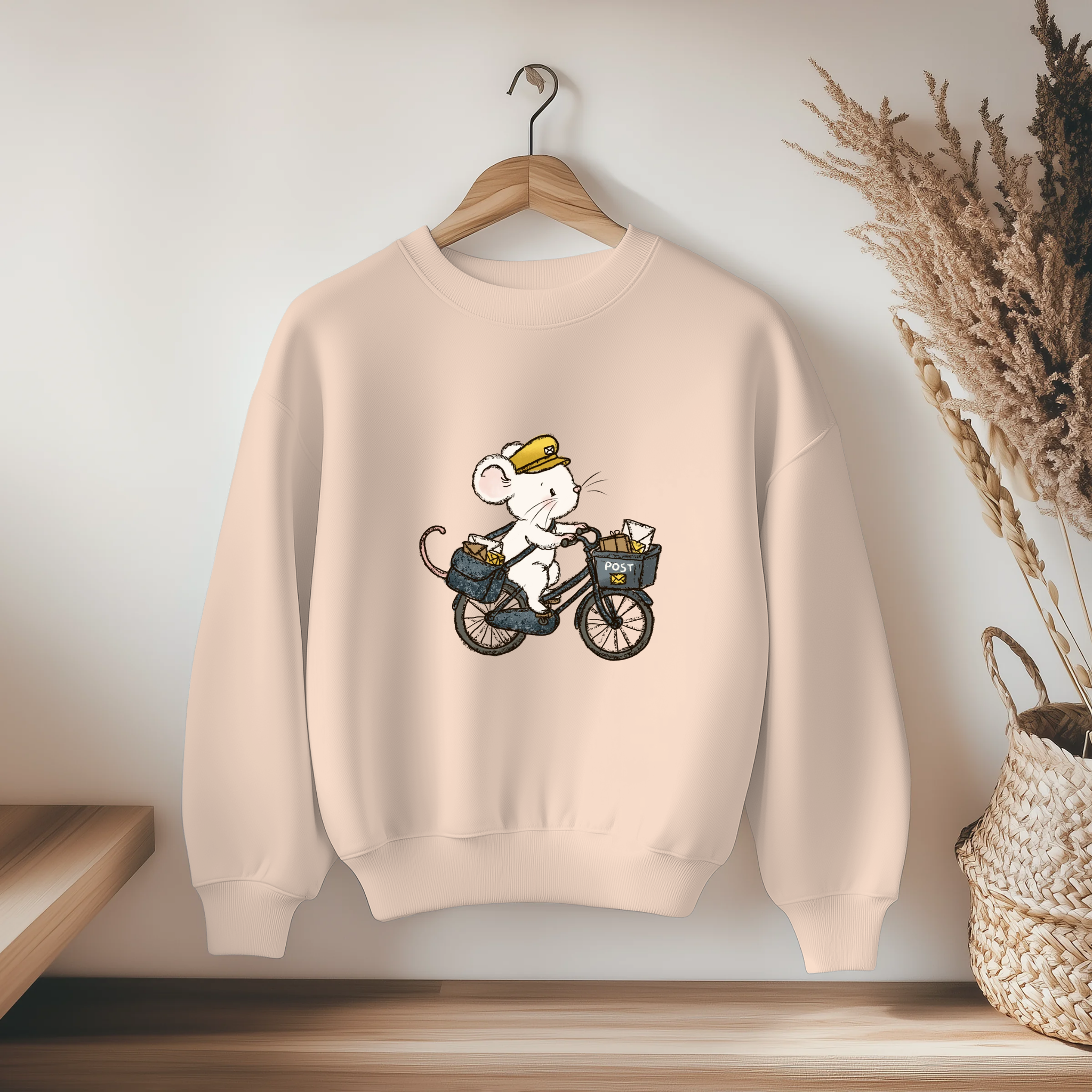 Vorbestellung Bügelbild - Postfahrrad