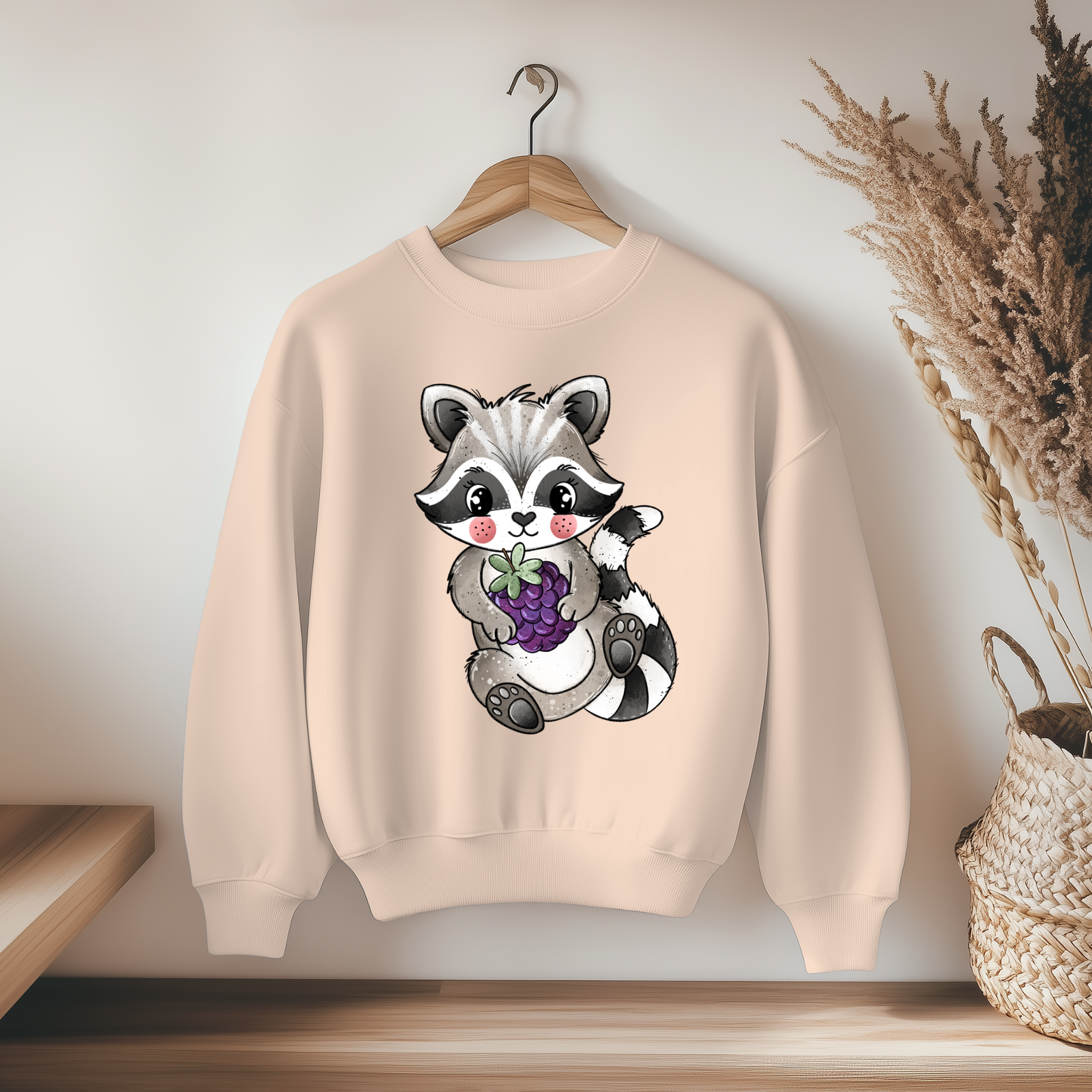 Bügelbild - Waschbärchen
