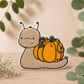 Chenille Patch - Kürbisschnecke