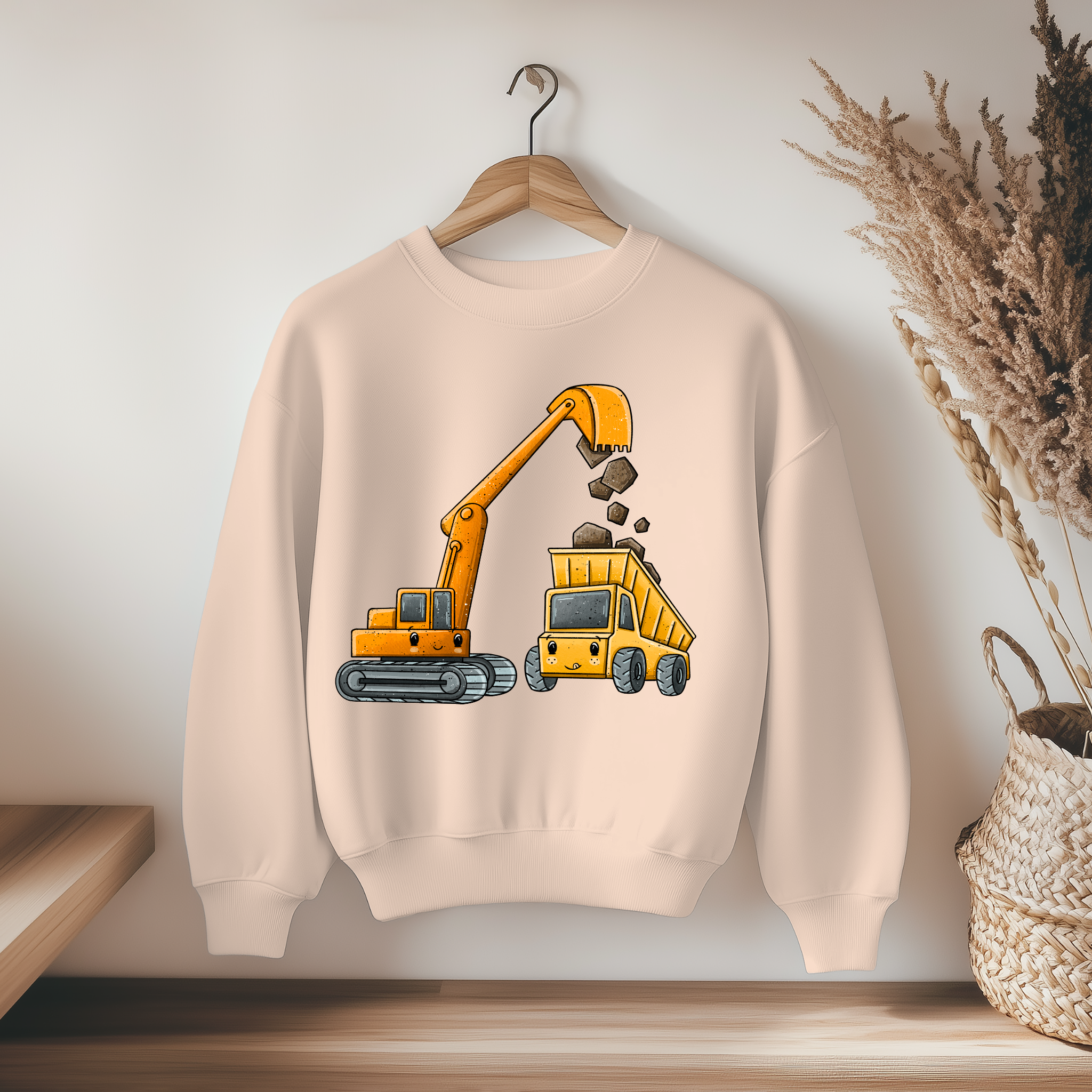 Vorbestellung Bügelbild - Baustelle