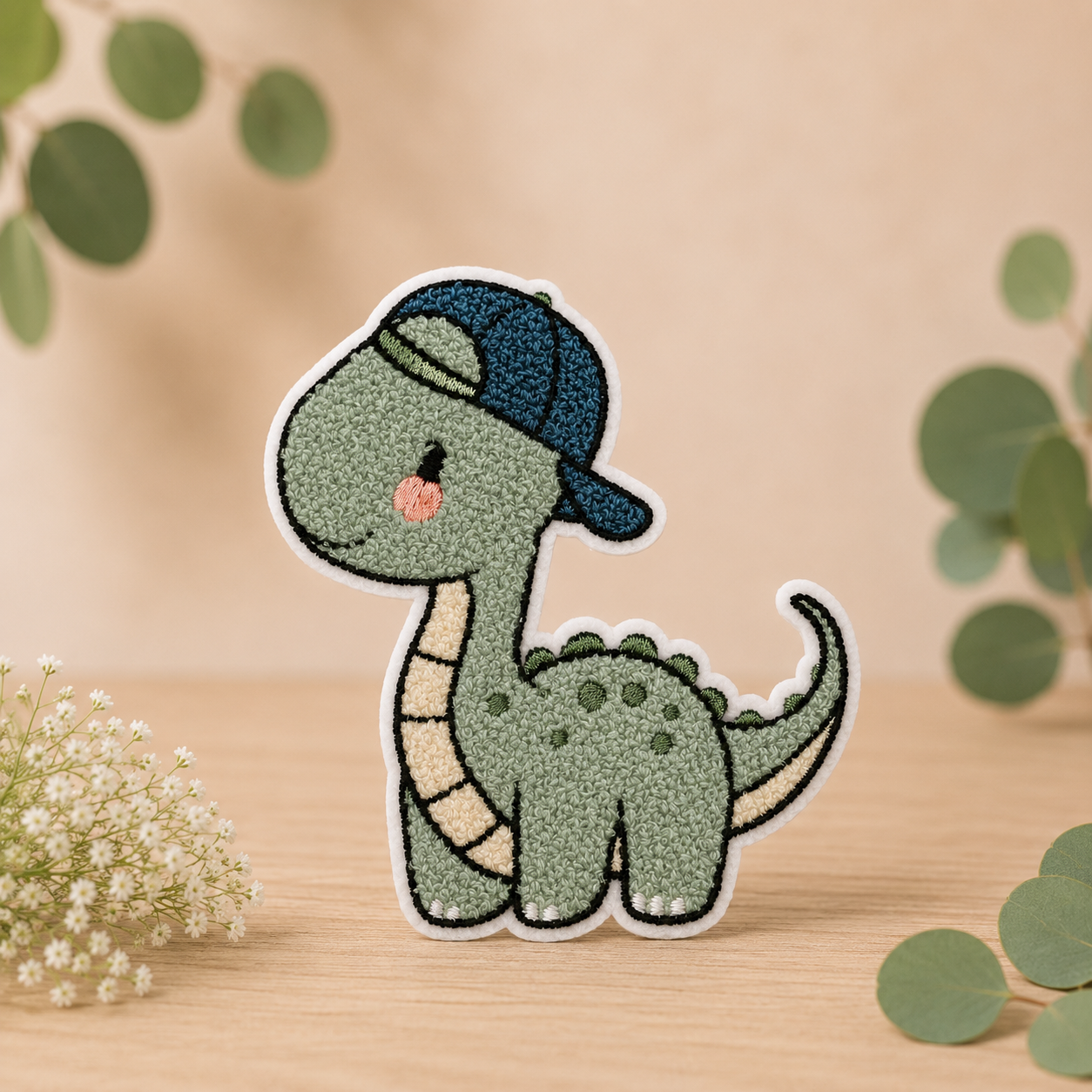 Chenille Patch - Cool Dino