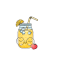 Summerdrinks gelb A6