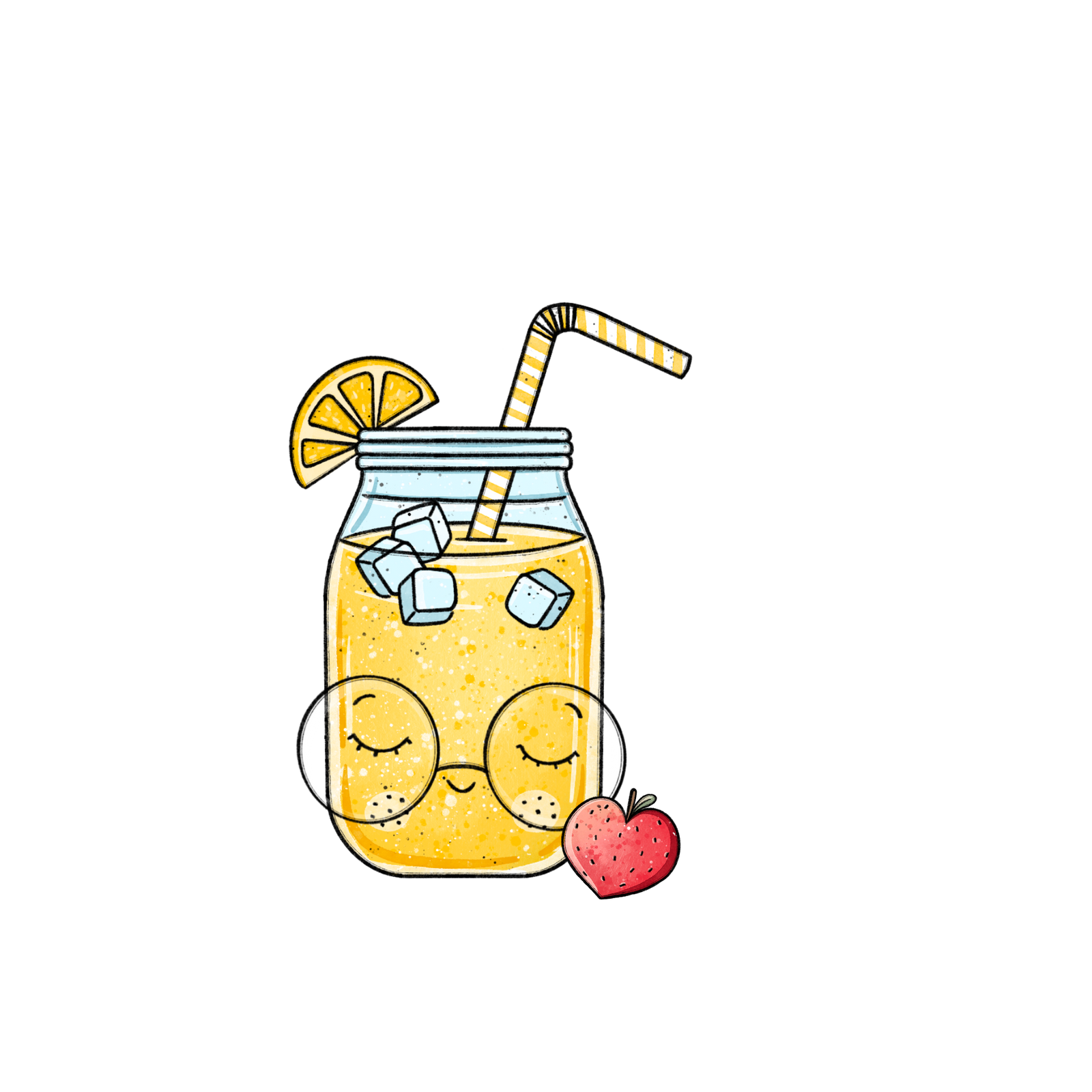 Summerdrinks gelb A6