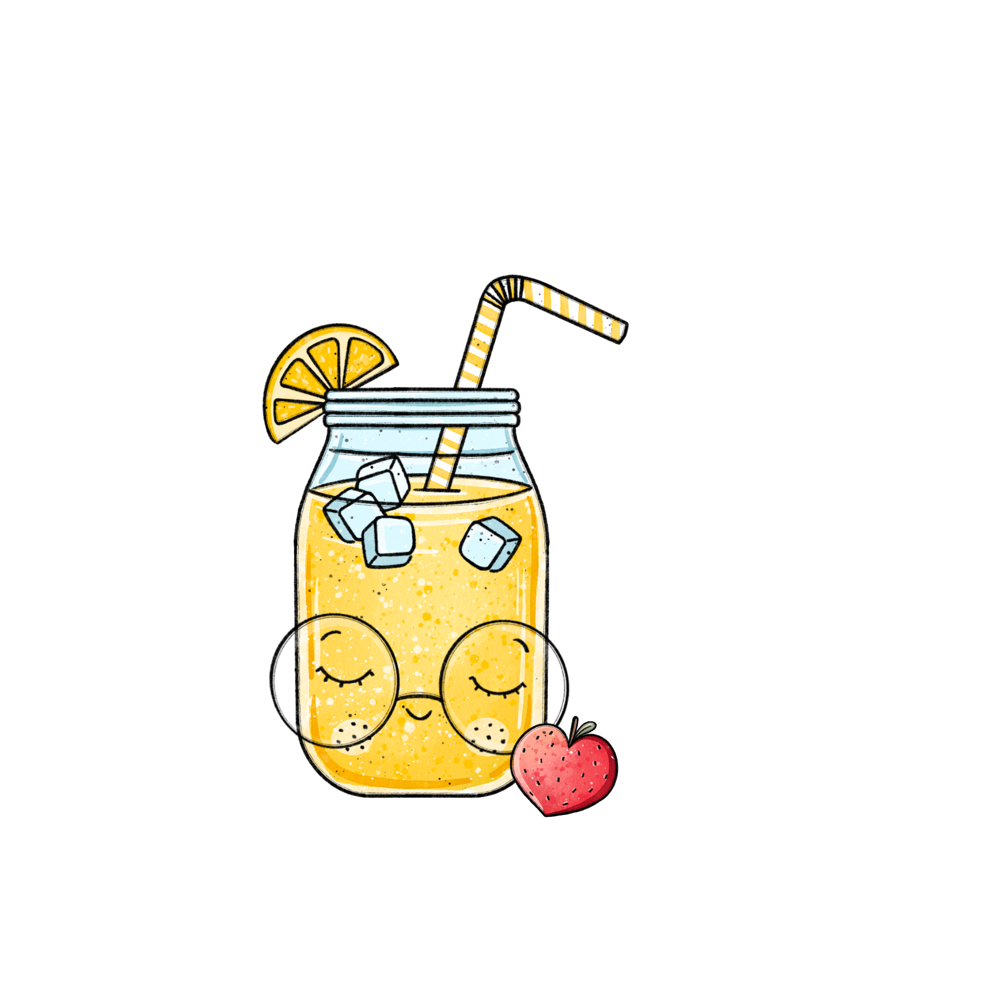 Summerdrinks gelb A6