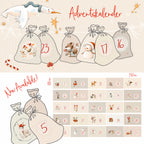 Adventskalender Säckchen zum selber nähen - Vorbestellung