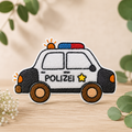 Chenille Patch - Polizeiauto