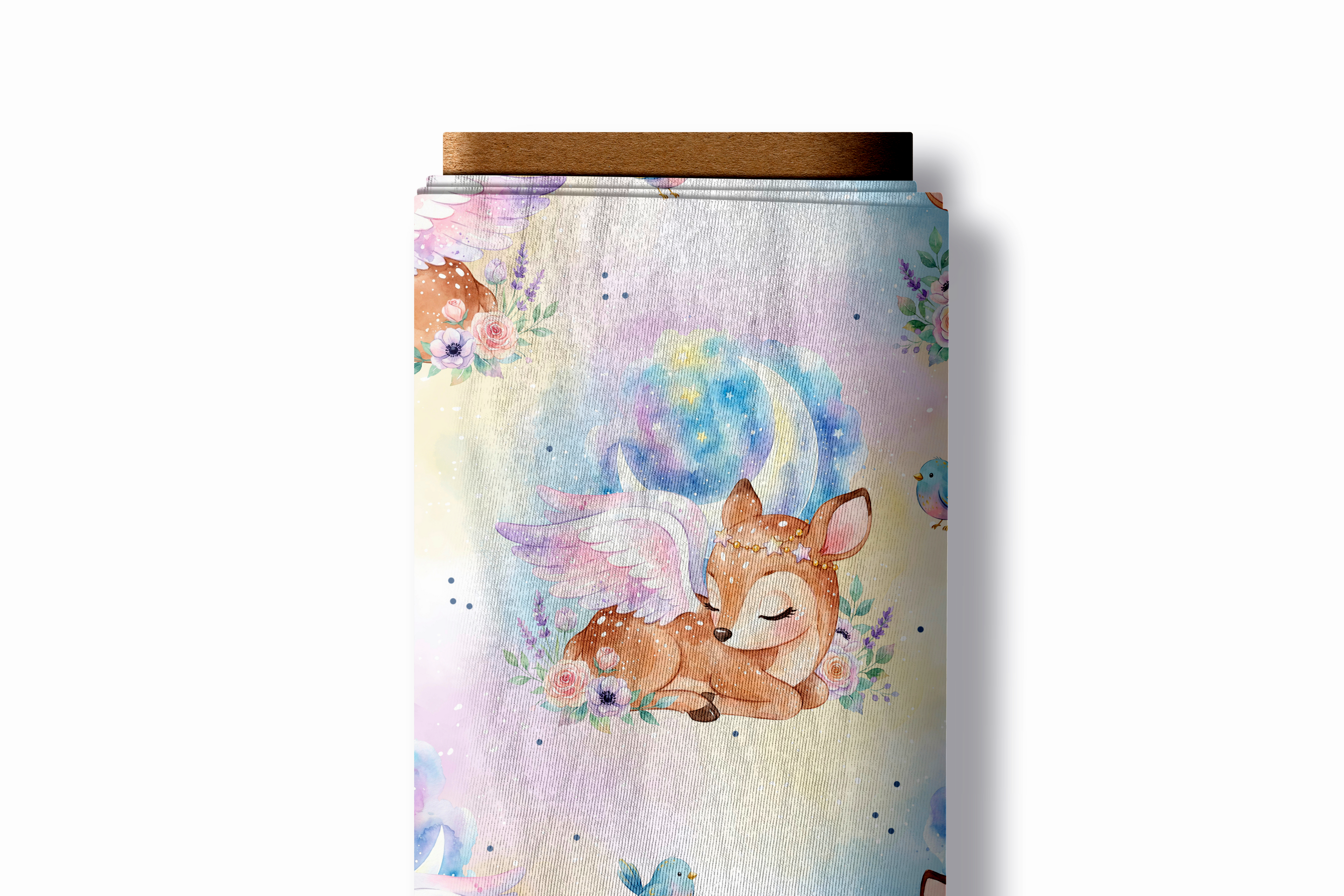 French Terry - Gute Nacht Reh