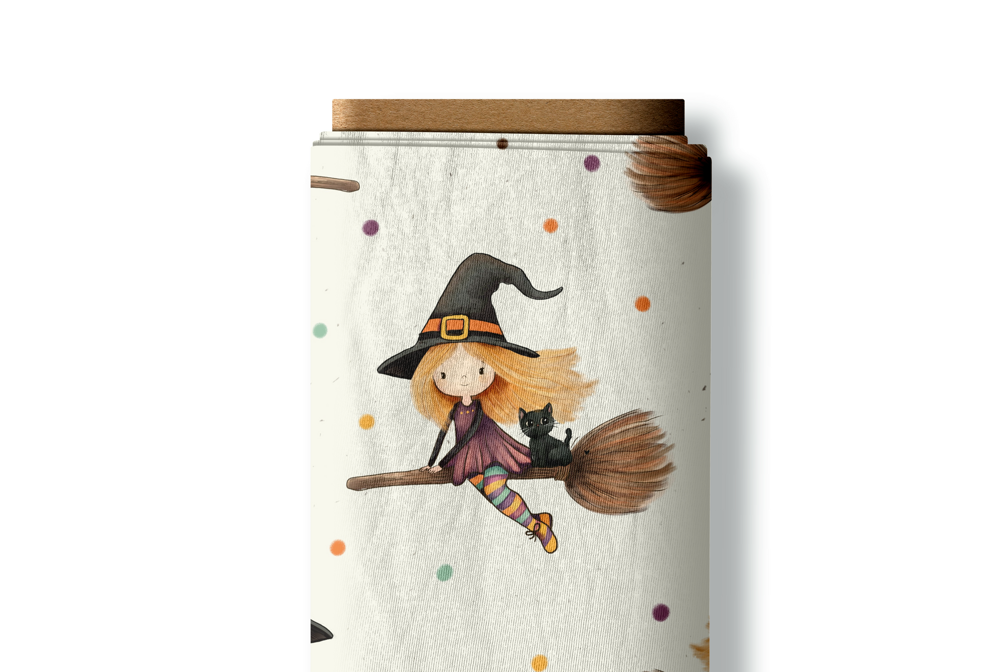 French Terry - Kleine Hexe Reststück: 60cm