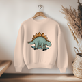 Vorbestellung Bügelbild - Skateboard Dino