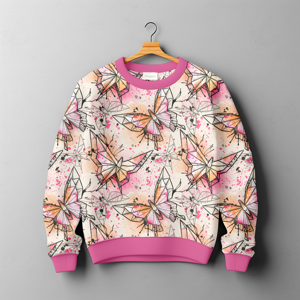 Vorbestellung - Papierschmetterlinge Pink/Orange