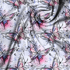 Vorbestellung - Papierschmetterlinge Blau/Pink