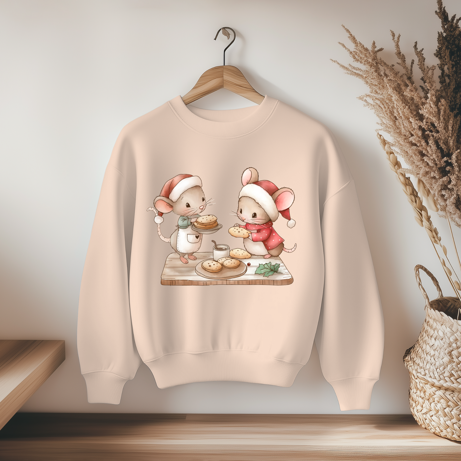 Bügelbild Weihnachtsmäuse A5