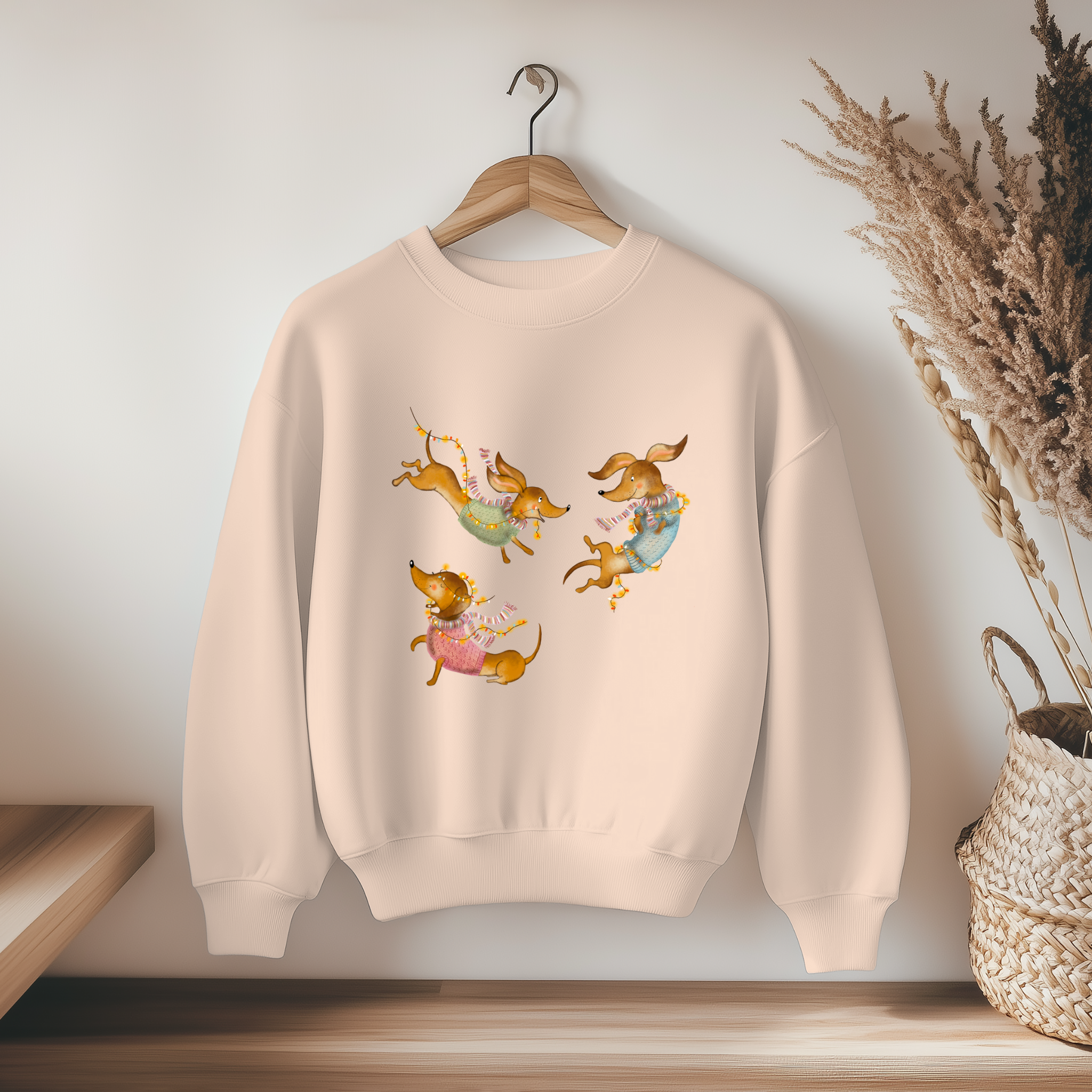Christmas Dachshund A6