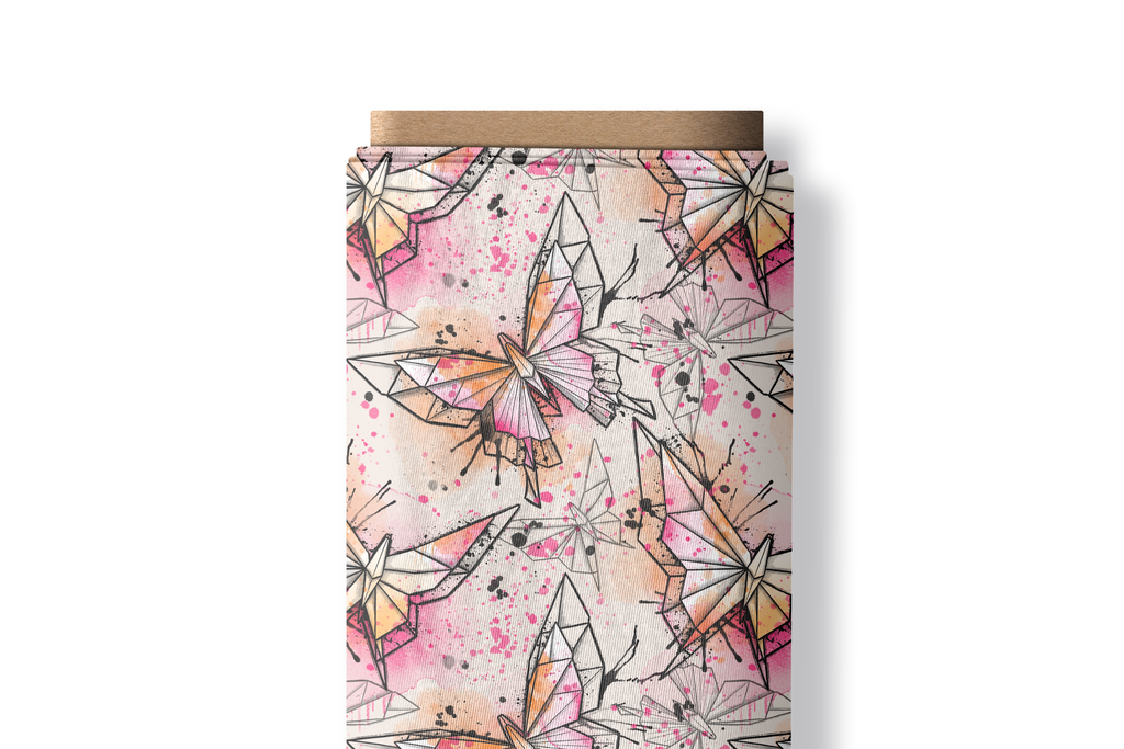 Vorbestellung - Papierschmetterlinge Pink/Orange