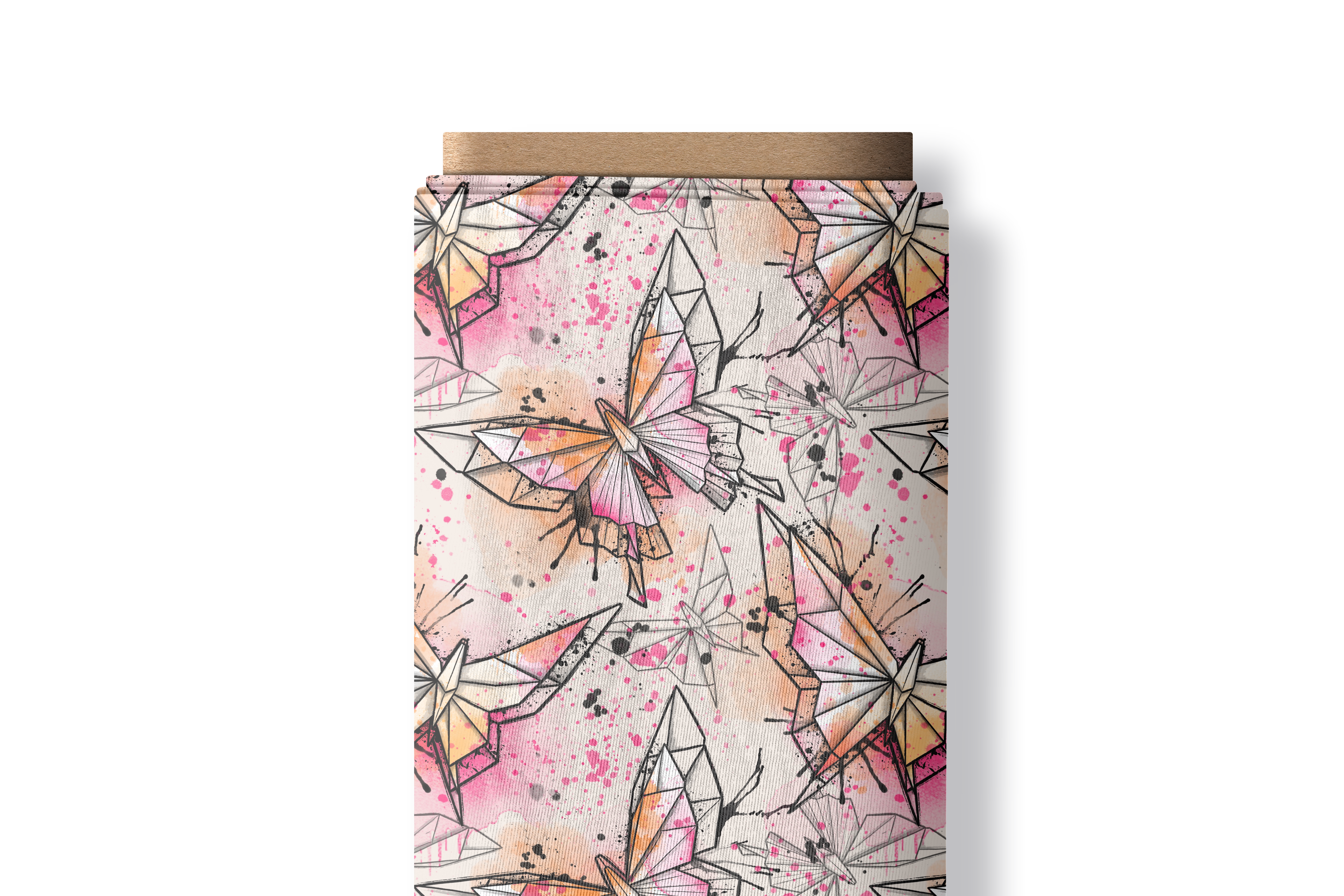 Vorbestellung - Papierschmetterlinge Pink/Orange